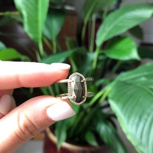 Kendra Scott Elyse Pyrite Ring in Gold